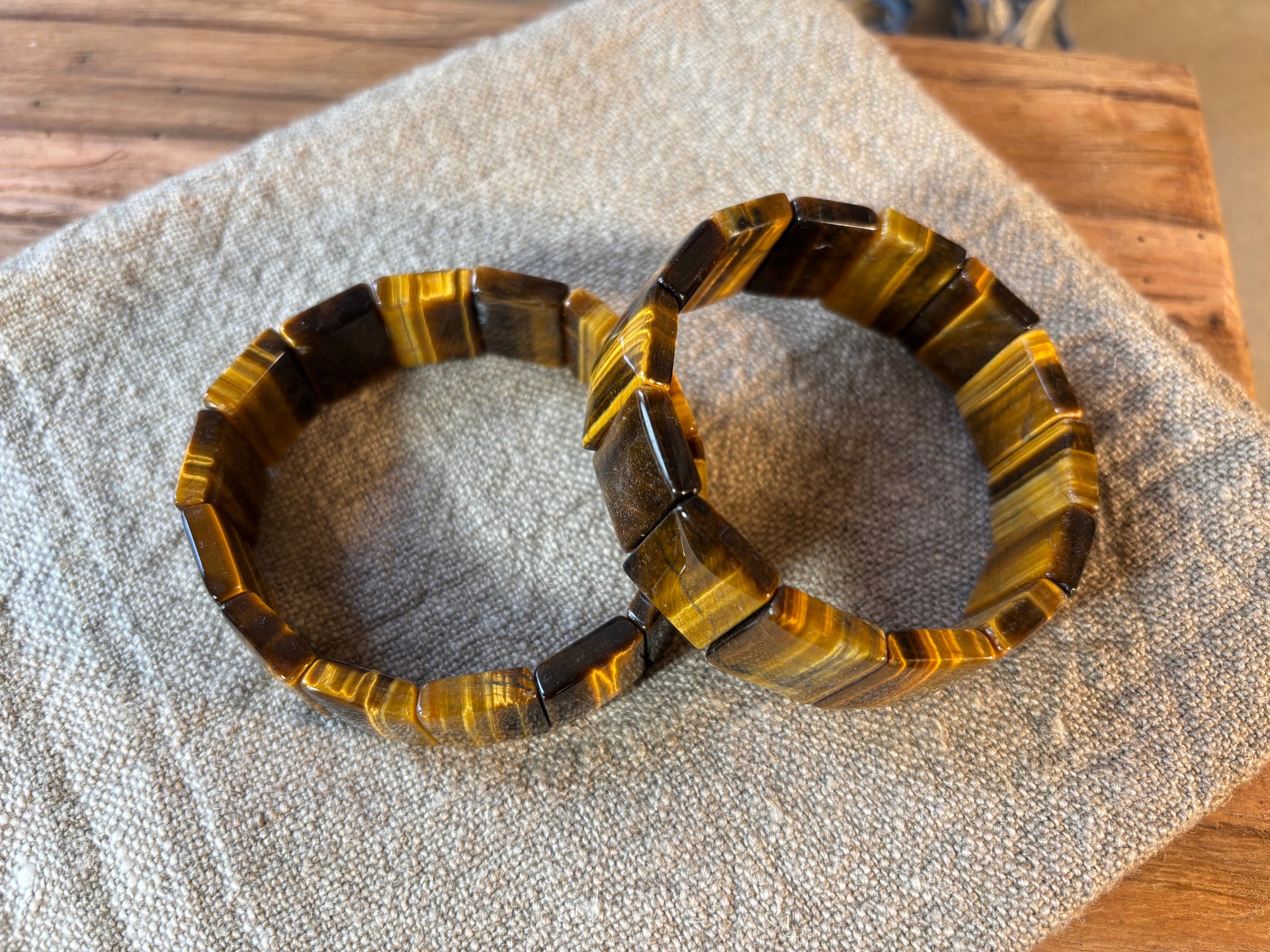 Tiger’s Eye Rectangle Bracelet
