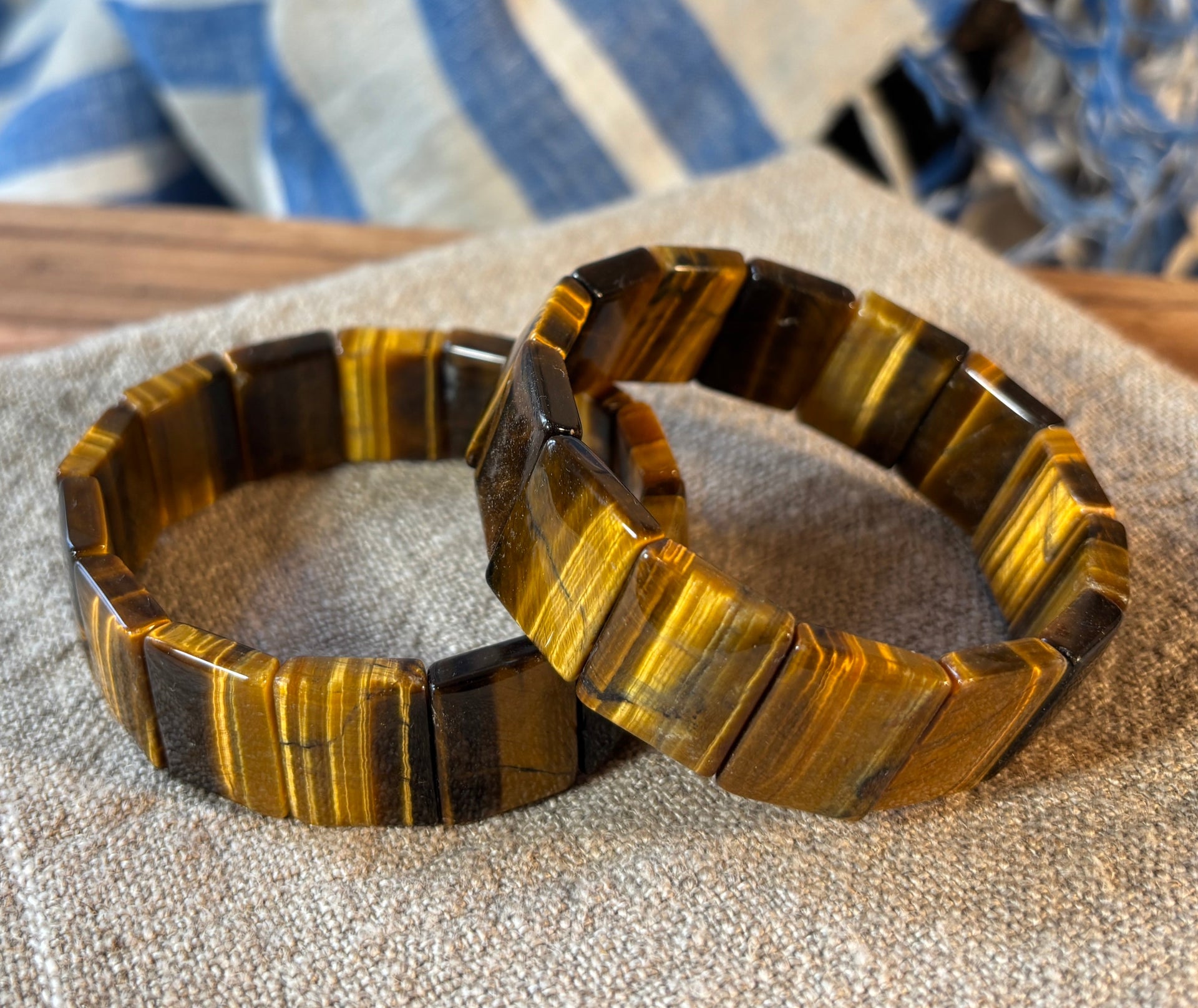Tiger’s Eye Rectangle Bracelet