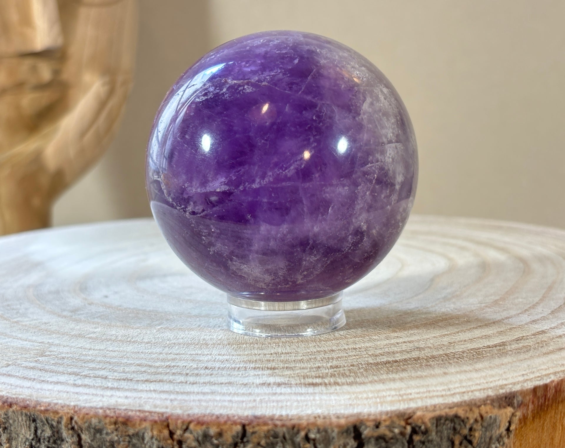 Purple Fluorite Sphere
