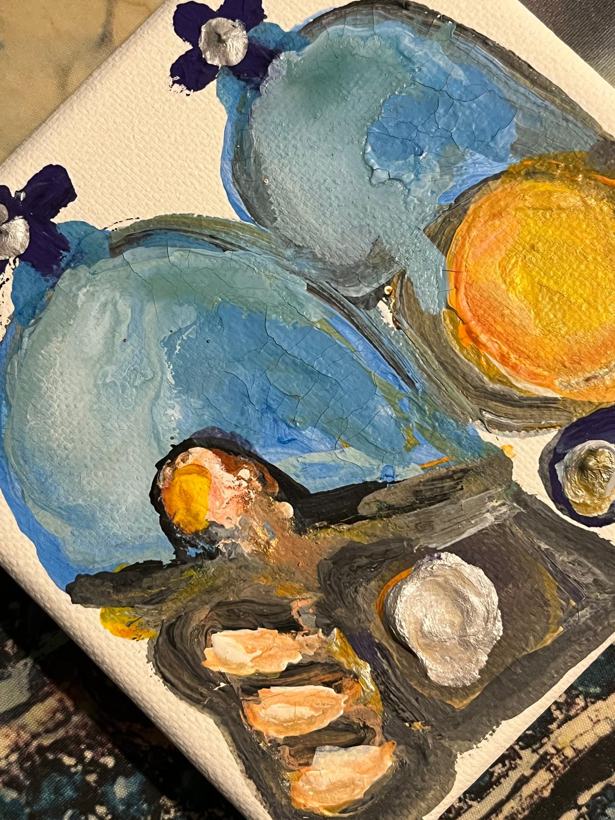 "L'église méditerranéenne" Mini Painting